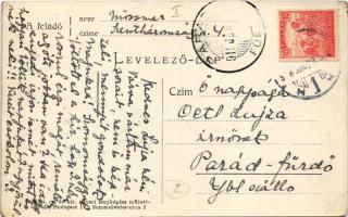 1918 Budapest I. Vár, Lábadozó sebesültek üdülő helye, belső. Szentháromság utca 4. (lebontották) (E...