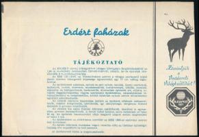 1971 ERDÉRT faházak illusztrált tájékoztató, ismertető prospektus, 8 p.