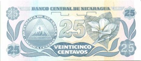 Nikaragua 4klf modern bankjegy T:I