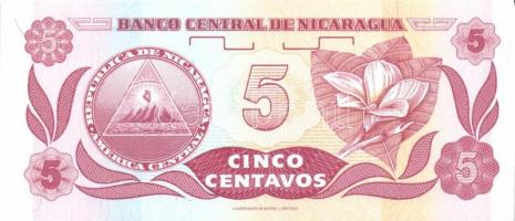 Nikaragua 4klf modern bankjegy T:I