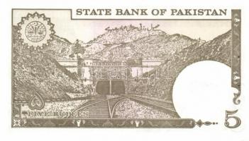 Pakisztán 5klf modern bankjegy T:I