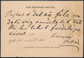 1870 2kr díjjegyes levelezőlap / PS-card "NAGY BÁROD" (Gudlin 350 p)