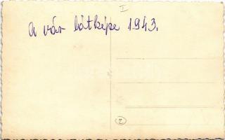 1943 Budapest I. Vár látképe a lebontott Tabánnal. photo