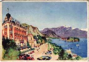 1936 Stresa, Hotel Milan et le Quai (EB)