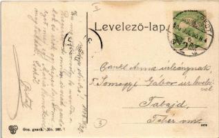 1906 Budapest II. Hűvösvölgyi villamos végállomás, vasútállomás