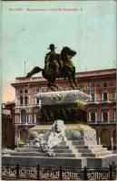 1911 Milano, Milan; Monumento a Vittorio Emanuele II / monument (fl)