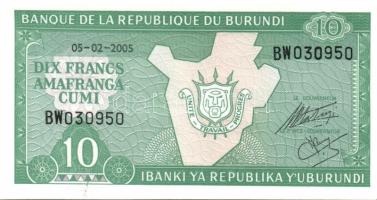 Burundi 4klf modern bankjegy T:I