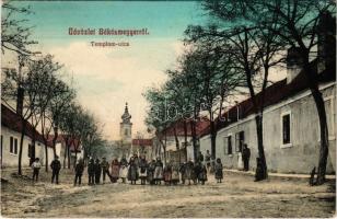 1911 Budapest III. Békásmegyer, Templom utca (EK)