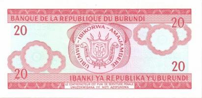 Burundi 4klf modern bankjegy T:I