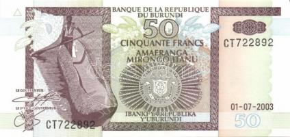 Burundi 4klf modern bankjegy T:I