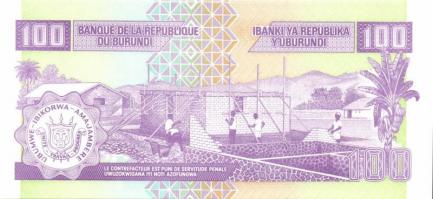 Burundi 4klf modern bankjegy T:I