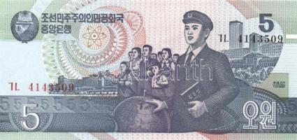 Észak-Korea 1978-1998. 14 klf bankjegy T:I