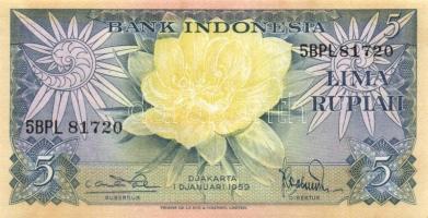 Indonézia 16 klf modern bankjegy T:I