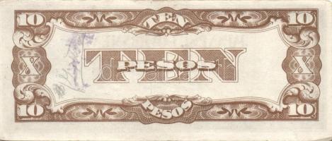 Japán megszállások/Kelet-Ázsia II.vh. 10 klf bankjegy T:I,I-,II (2x)
