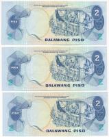 Fülöp-szigetek 1981-1983. 2P (3x) sorszámkövetők "FY251602 - FY251604" T:I
Philippines 19...