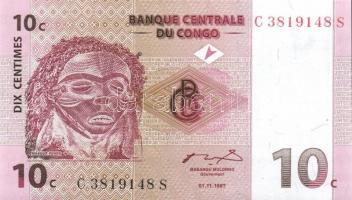 Kongó 1997-2003.7 klf bankjegy T:I