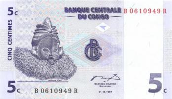 Kongó 1997-2003.7 klf bankjegy T:I