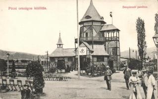 Pécs országos kiállítás, bányászati pavillon