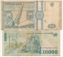 Románia 1943-1999. 500L-10.000L T:III,III-
Romania 1943-1999. 500 Lei - 10.000 Lei C:F,VG