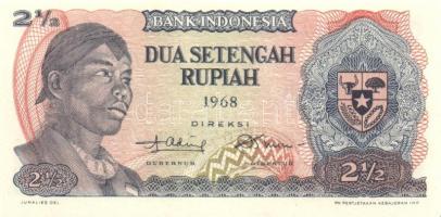 Indonézia 1968. 2 1/2R (2x), 10R, 50R, 100R, 500R, 1000R T:I,II,III