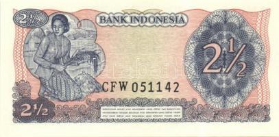 Indonézia 1968. 2 1/2R (2x), 10R, 50R, 100R, 500R, 1000R T:I,II,III