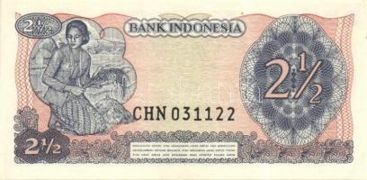 Indonézia 1968. 2 1/2R (2x), 10R, 50R, 100R, 500R, 1000R T:I,II,III