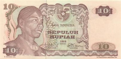 Indonézia 1968. 2 1/2R (2x), 10R, 50R, 100R, 500R, 1000R T:I,II,III