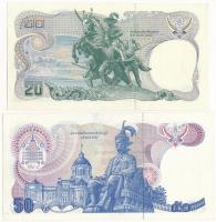 Thaiföld 1981. 20B + 1985-1986. 50B T:I,I-
Thailand 1981. 20 Bhat + 1985-1986. 50 Bhat C:UNC,AU
