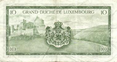 Luxemburg 1954. 10Fr + 1972. 50Fr (2x) T:II/III,III