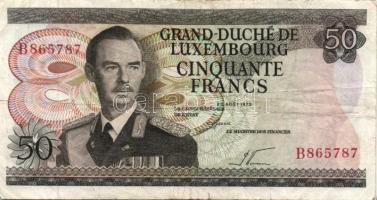 Luxemburg 1954. 10Fr + 1972. 50Fr (2x) T:II/III,III