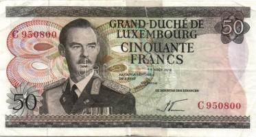 Luxemburg 1954. 10Fr + 1972. 50Fr (2x) T:II/III,III