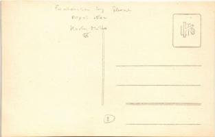 1938 Budapest VI. A XXXIV. Nemzetközi Eucharisztikus Kongresszus felvonulása az Andrássy úton, elől ...