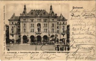 Budapest VI. Drechsler-féle kávéház (Balettintézet). Ganz Antal 21. (EK)
