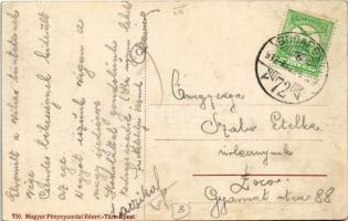 1912 Budapest VIII. Bodó kávéház terasza. József körút 52. (EK)