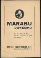 cca 1930 Marabu kazánok képes kiadvány 23p.