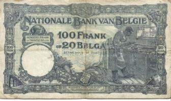 Belgium 1930.10.03. 100Fr/20B T:III