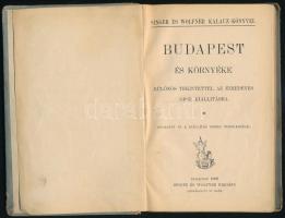 Budapest és környéke, különös tekintettel az ezredéves országos kiállításra. Kiadói kartonált kötés,...