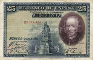 Spanyolország 1928.08.15. 25P T:III+