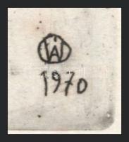 Würtz Ádám (1927-1994): Tessedik Sámuel portréja. Rézkarc, papír, jelzett a karcon. Kartonra kasíroz...