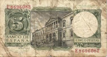 Spanyolország 1953.04.7. 100P + 1954.07.22. 5P T:III