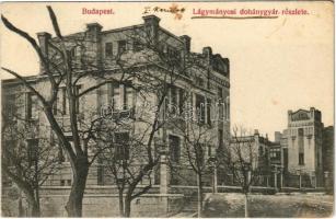 1913 Budapest XI. Lágymányosi dohánygyár