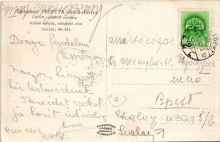 1941 Budapest XI. Gellért tér, Próféta söröző és étterem, belső (Gellért szállóval szemben)