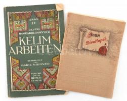 cca 1930 Alba Divatlapok 36p borítóval + Kelimarbeiten. Marie Nieder Otto Beyer Verlag.