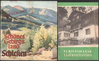 cca 1930-1950 4 db utazási prospektus, katalógus, magyar és külföldi