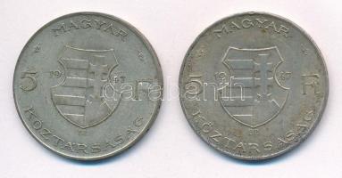 1947. 5Ft Ag "Kossuth" (2x) T:3
Adamo F8.1