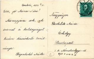 1933 Budapest XV. Rákospalota, Madách téri elemi iskola. photo