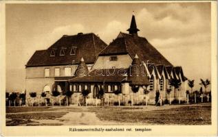 1935 Budapest XVI. Rákosszentmihály-Sashalom, református templom. Dénes József kiadása