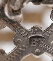 Ezüst (Ag) mokkás csésze tartó 5db, betét nélkül, jelzett, m:5cm, nettó: 206g