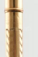 USA aranyozott ceruza, jelzett, kopott, hiányos, sérült, h:11cm