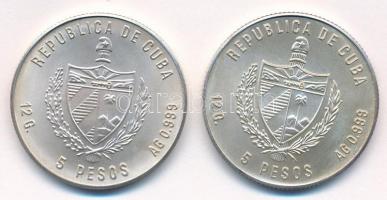 Kuba 1981. 5P Ag "Pinta" + 1981. 5P Ag "Nina" T:1
Cuba 1981. 5 Pesos Ag "P...